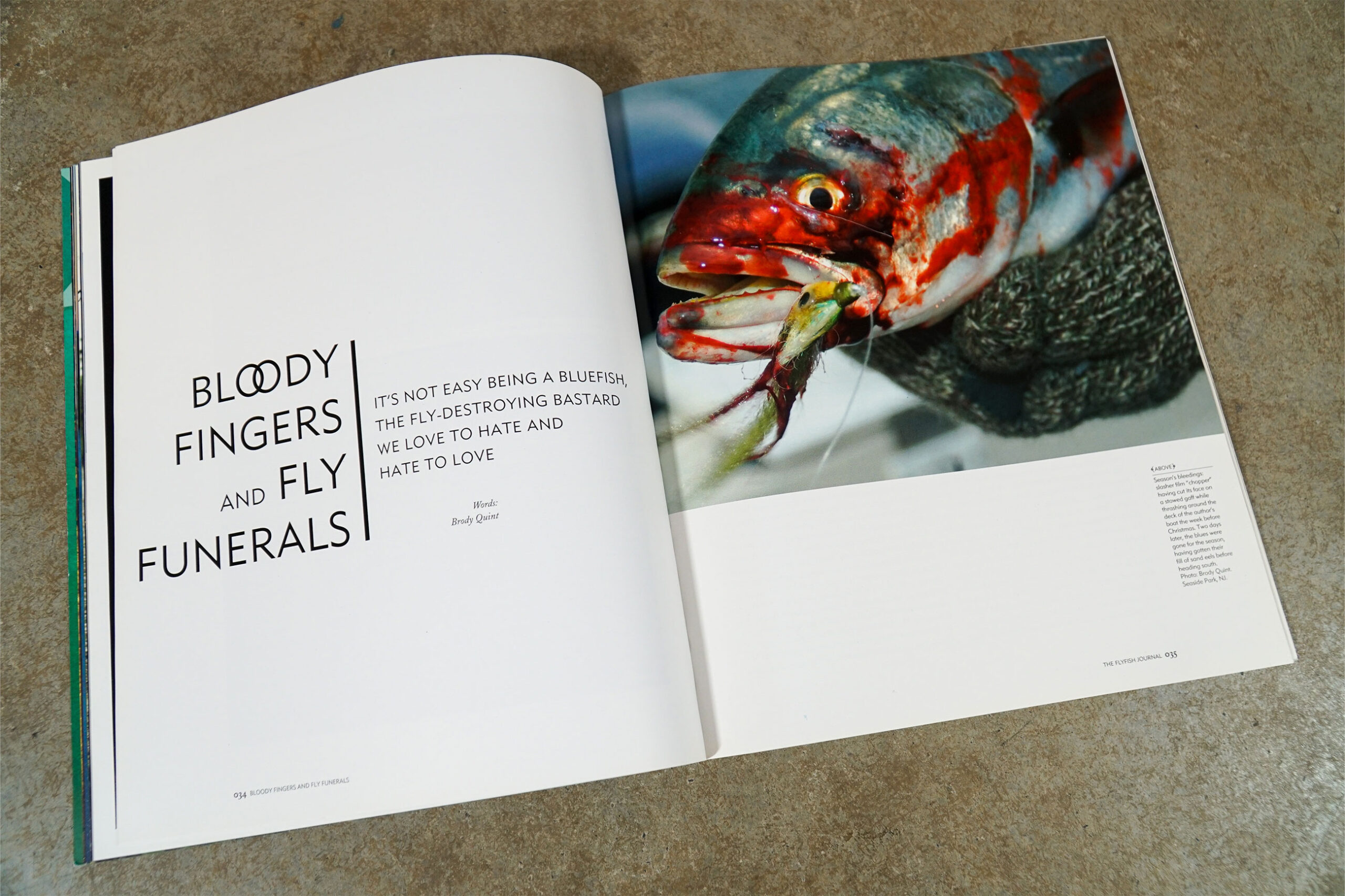 The Flyfish Journal Volume 1 Issue 1 Feature Bloody Fingers and Fly Funerals