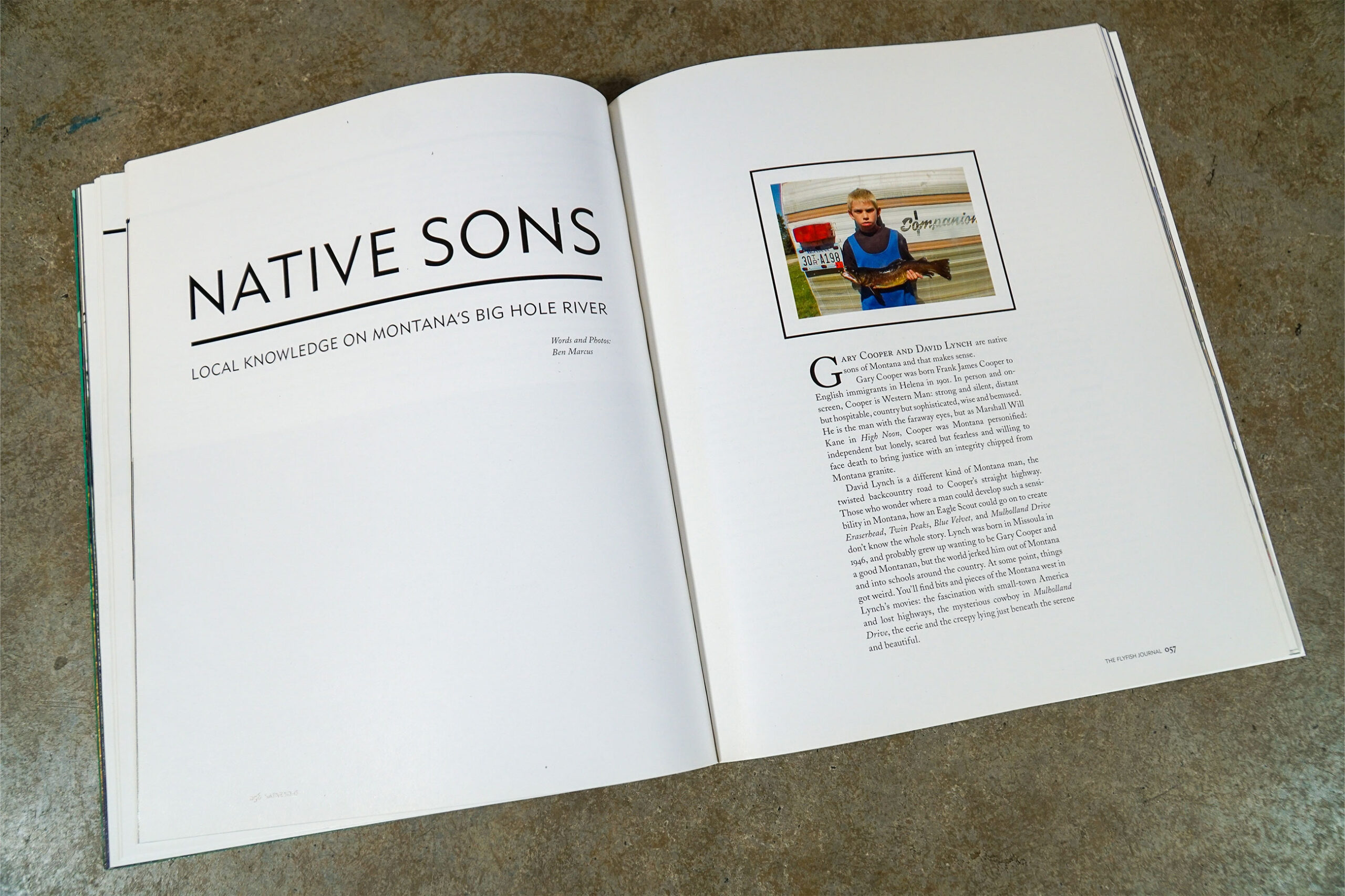 The Flyfish Journal Volume 1 Issue 1 Feature Native Sons