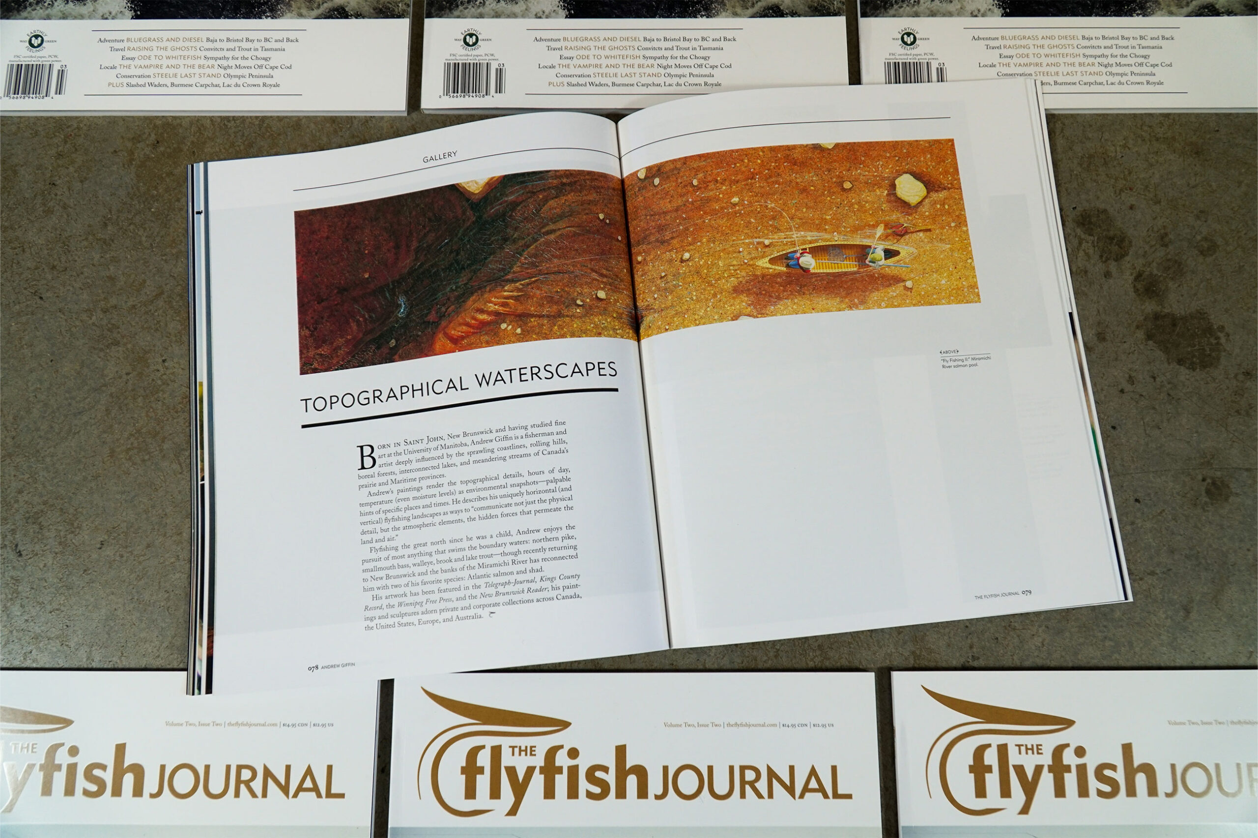 The Flyfish Journal Volume 2 Issue 2 Feature Topograhical Waterscapes