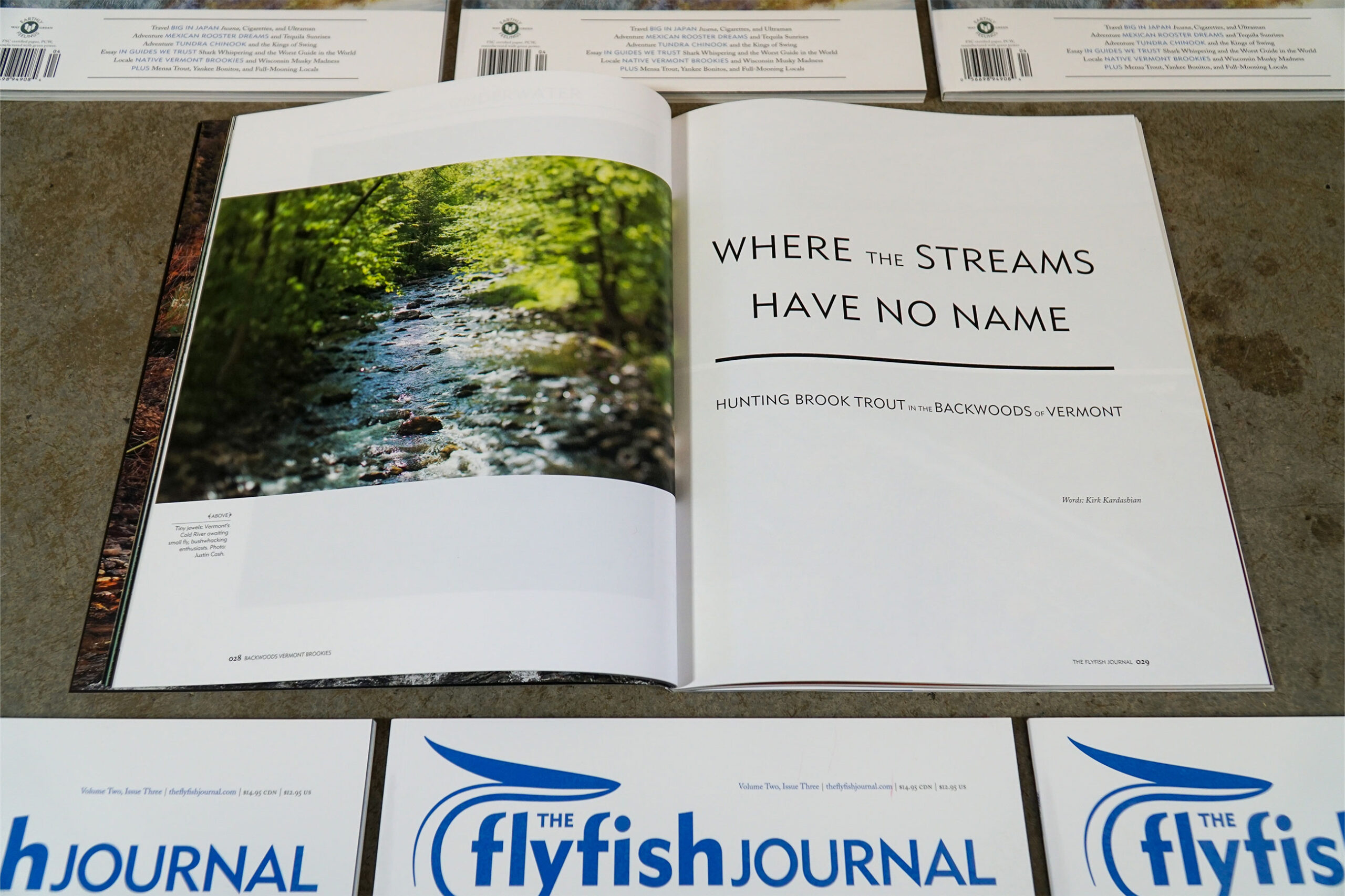 The Flyfish Journal Volume 2 Issue 3 Feature Where the Streams Have No Name
