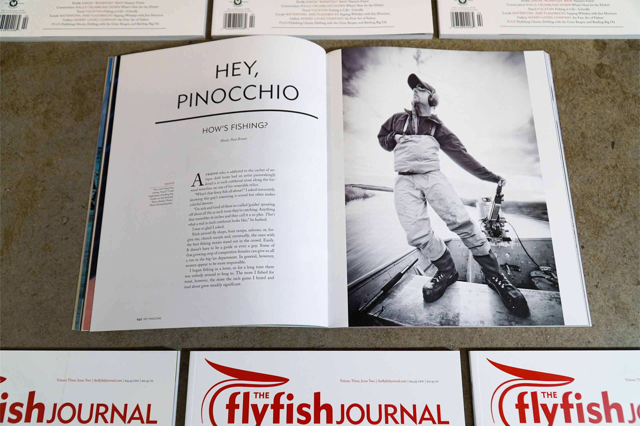 The Flyfish Journal Volume 3 Issue 2 Feature Hey, Pinocchio