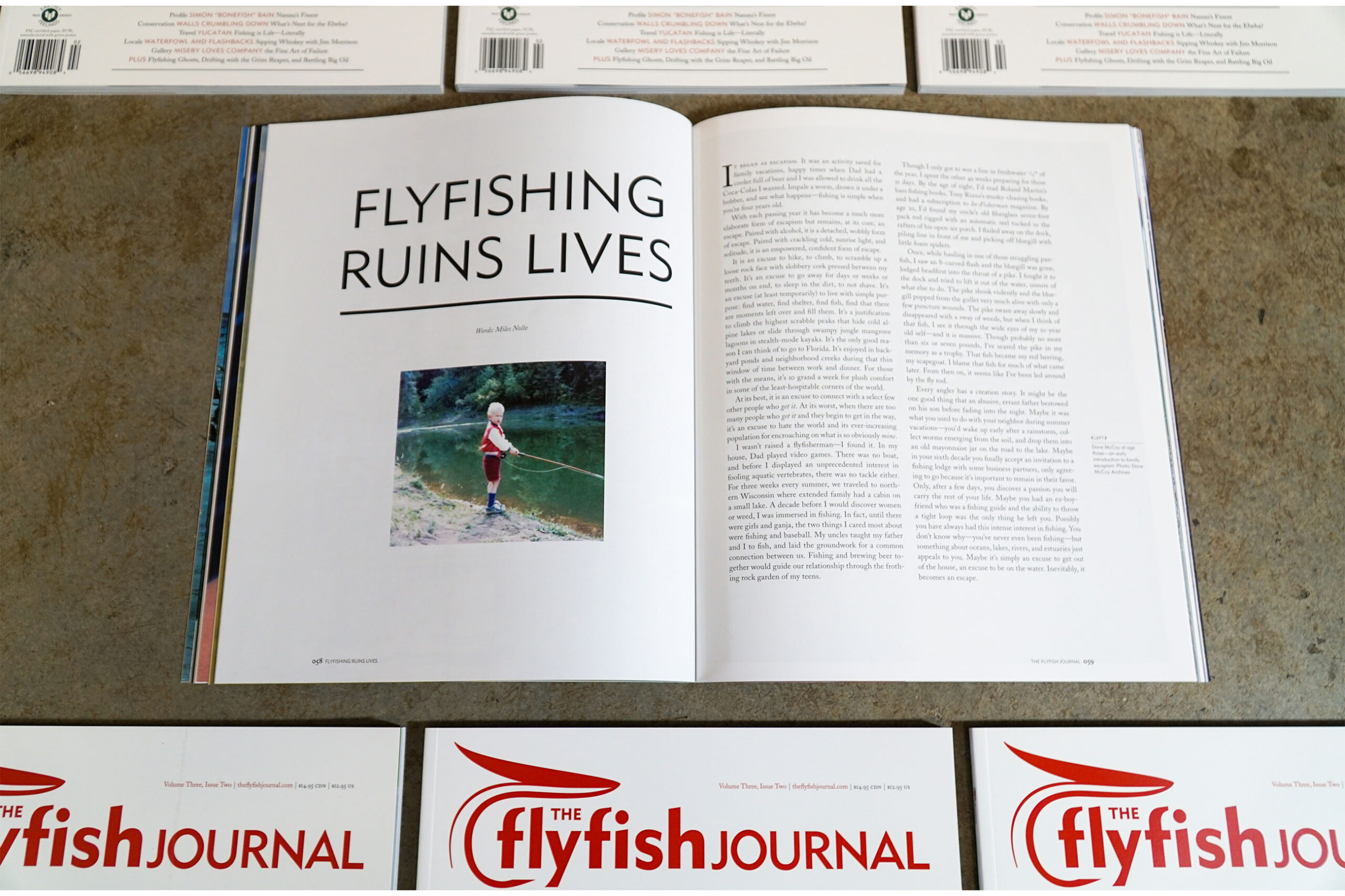 The Flyfish Journal Volume 3 Issue 2 Feature Flyfish Ruins Lives