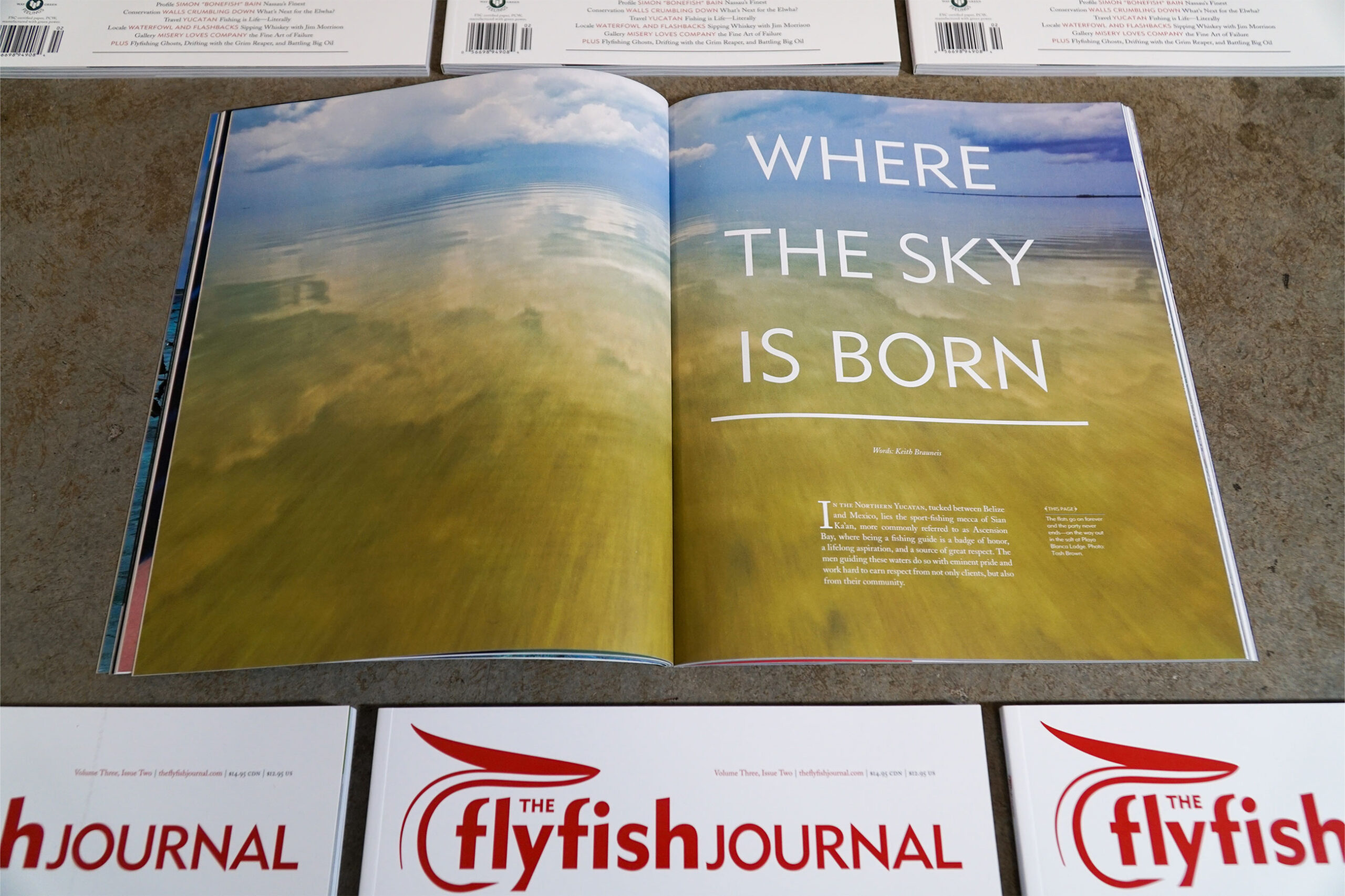 The Flyfish Journal Volume 3 Issue 2 Feature Where the Sky is Born
