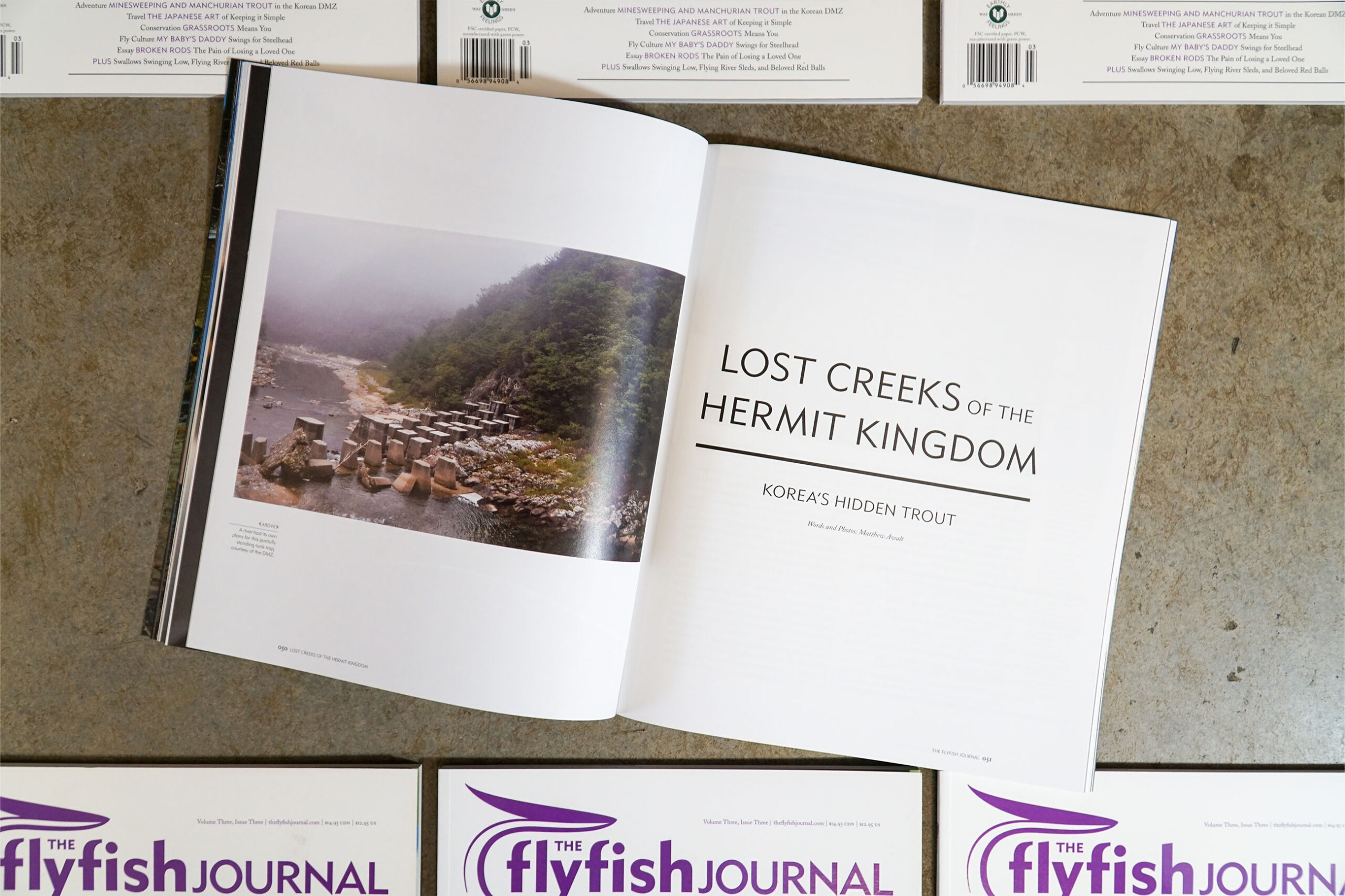 The Flyfish Journal Volume 3 Issue 3 Feature Lost Creeks of the Hermit Kingdom