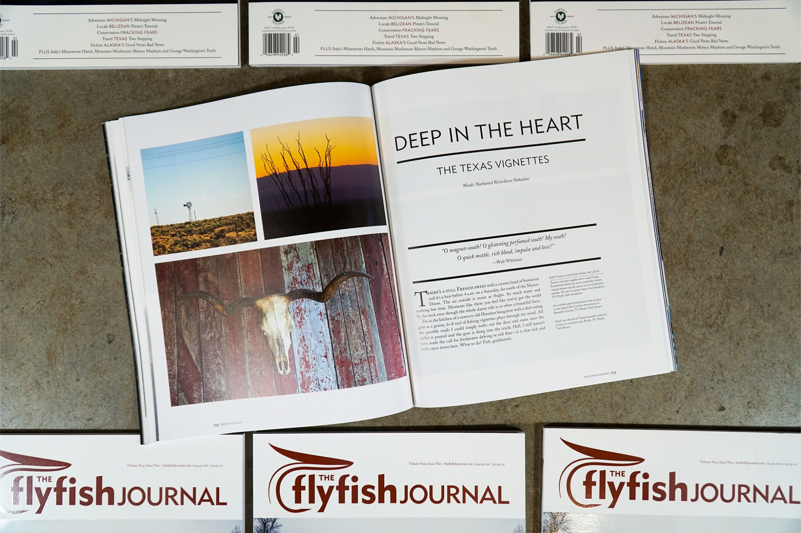 The Flyfish Journal Volume 4 Issue 2 Feature Deep in the Heart
