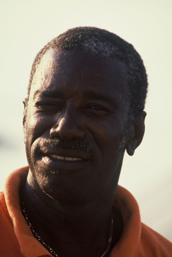 A color portrait of a man in the bahamas