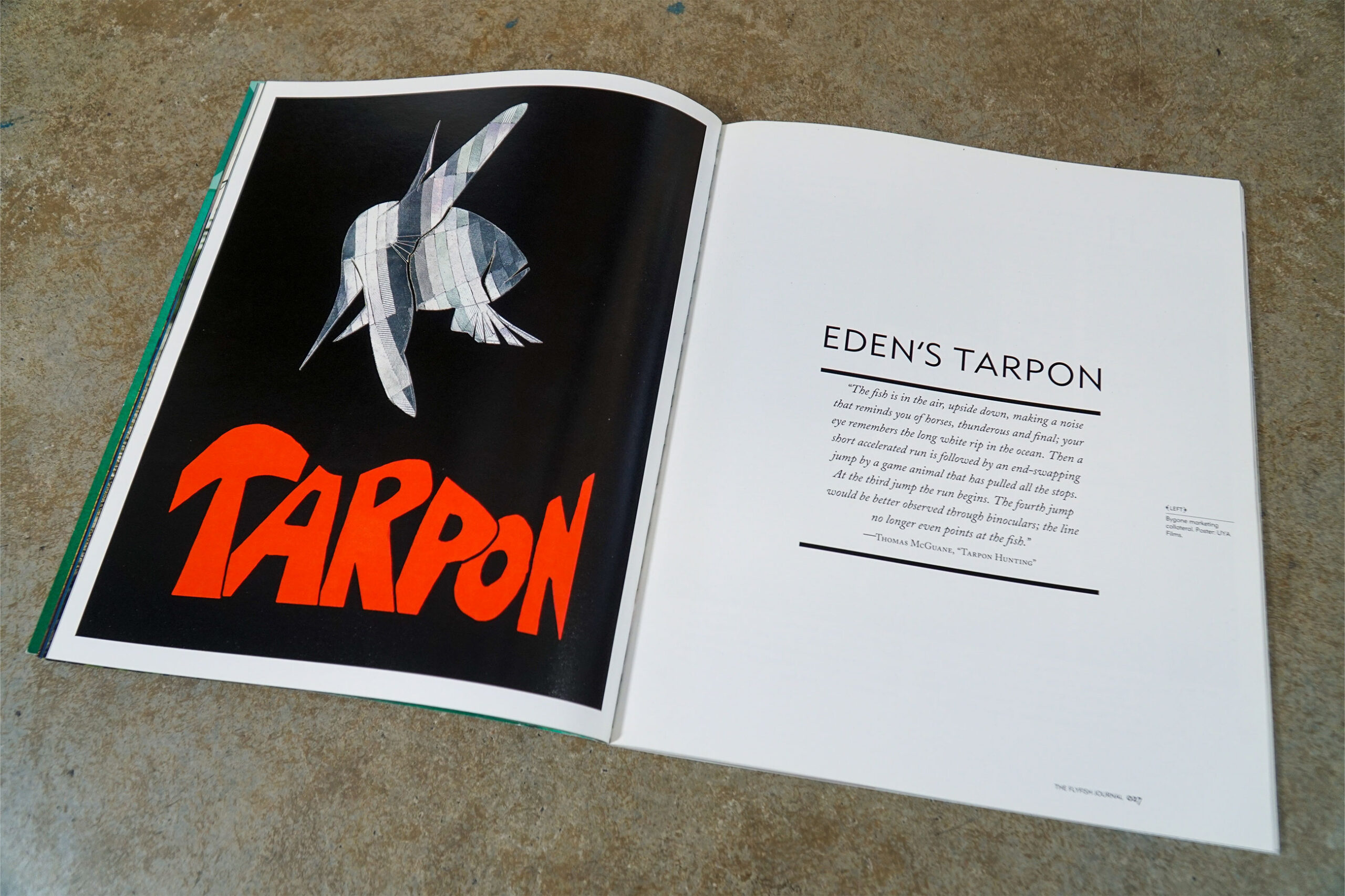 The Flyfish Journal Volume 1 Issue 1 Feature Eden's Tarpon